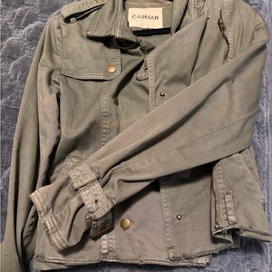 CARMAR Women's Utility Jacket in Green khaki